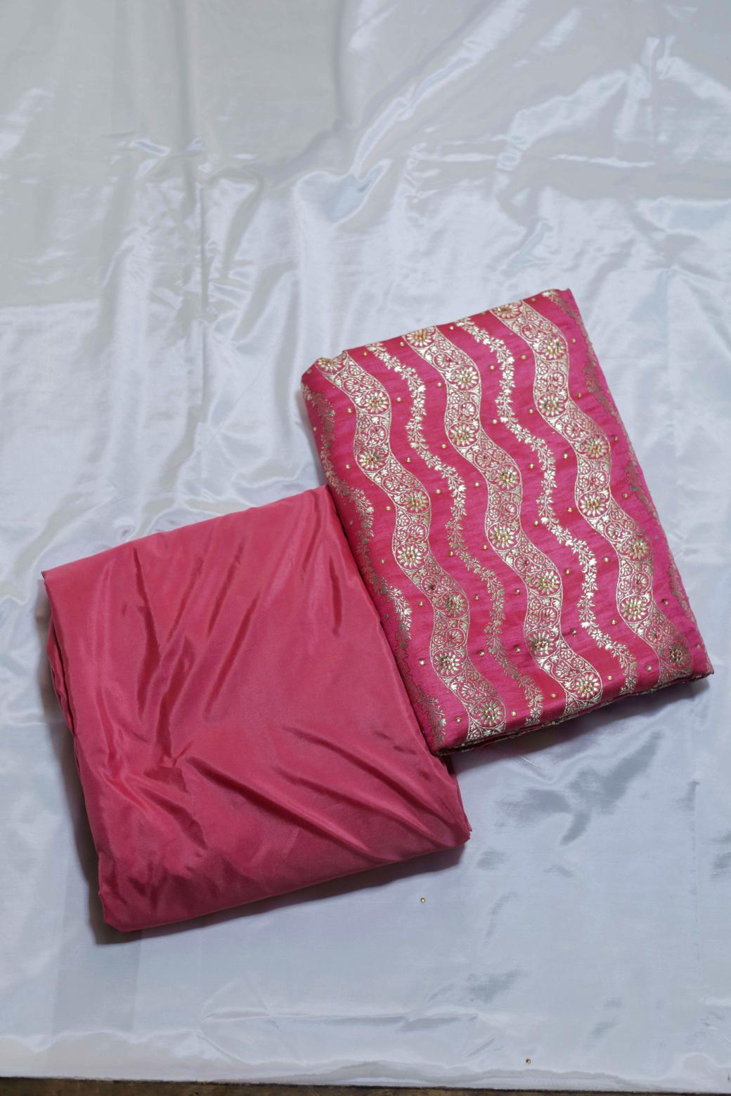 GAJRI COLOUR PURE KIMKHAB BANARASI GHARARA