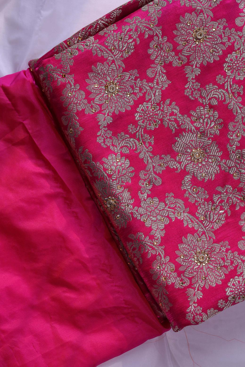 QUEEN COLOUR PURE KIMKHAB BANARASI GHARARA